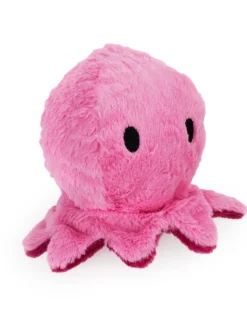 Coralise Octopus Squeaky Ball Plush Dog Toy