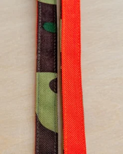 Cordura Dog Collar in Camo & Neon Orange (Made in the USA)