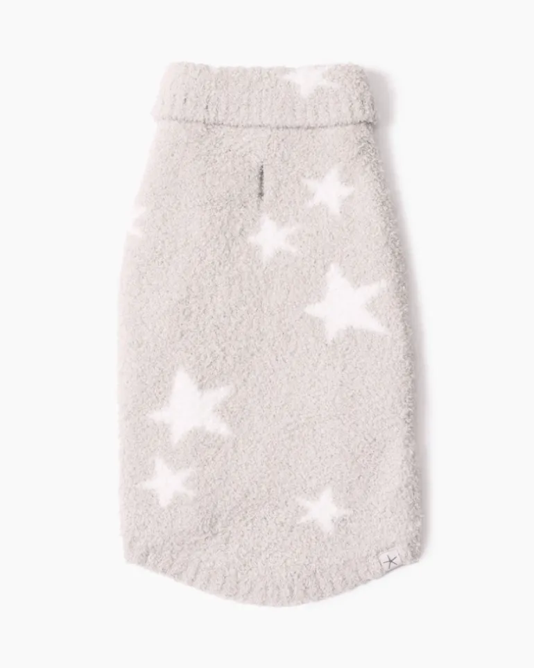 CozyChic® Starry Night Pet Sweater in Stone Pearl