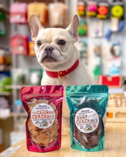 Crunchy Beef Crackers Dog Treats (Made in the USA)