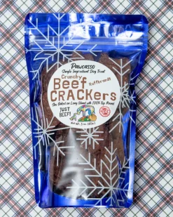 Crunchy Beef Crackers Dog Treats (Made in the USA)