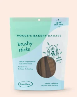 Daily Dental Brushy Sticks for Dogs in Coconut & Mint Recipe
