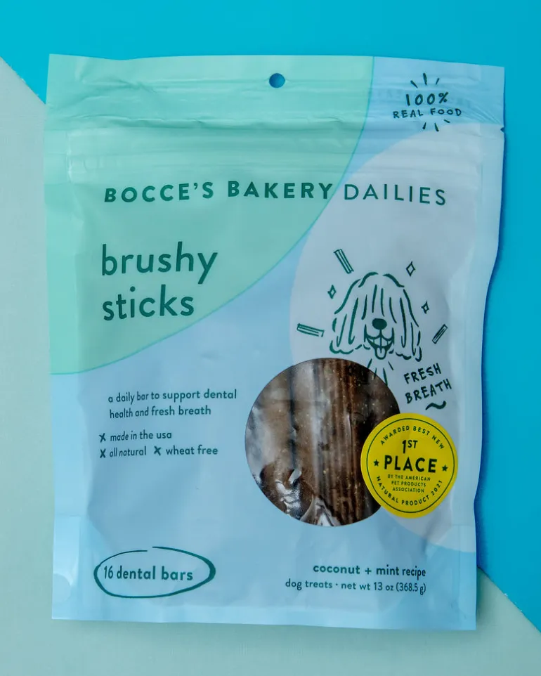 Daily Dental Brushy Sticks for Dogs in Coconut & Mint Recipe
