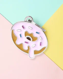 Dogs Love Donuts Custom Pet ID Tag