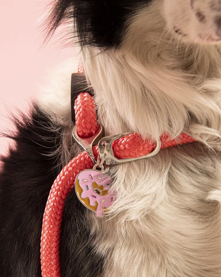 Dogs Love Donuts Custom Pet ID Tag