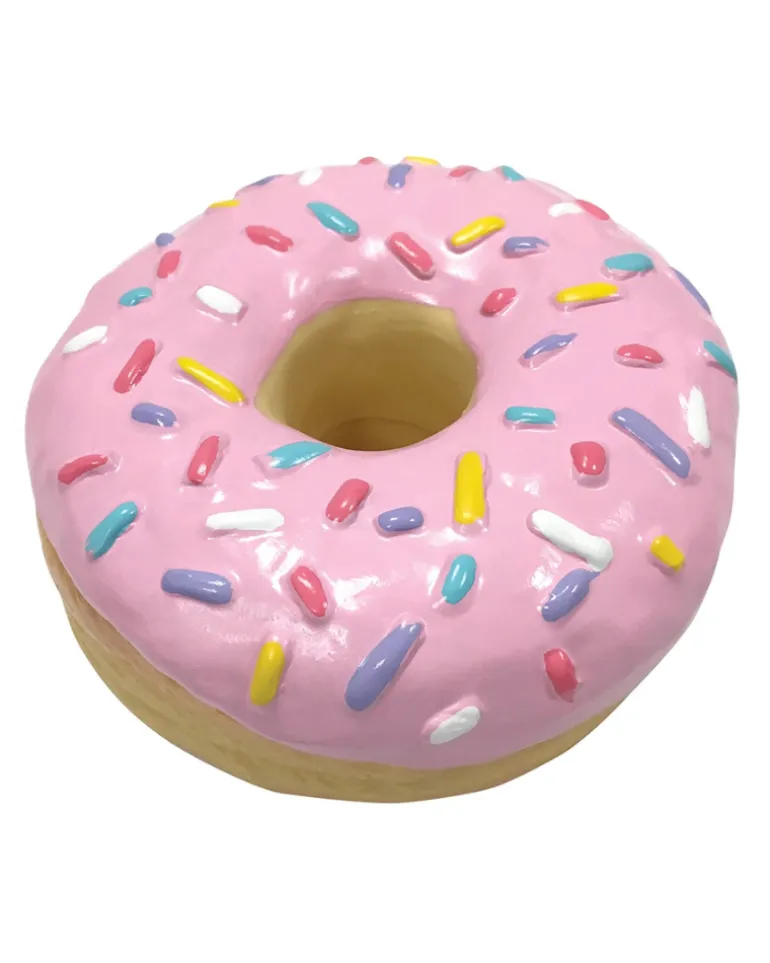 Donut Latex Squeaky Dog Toy