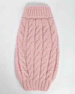 Downtown Roll Neck Dog Sweater in Rose (FINAL SALE)