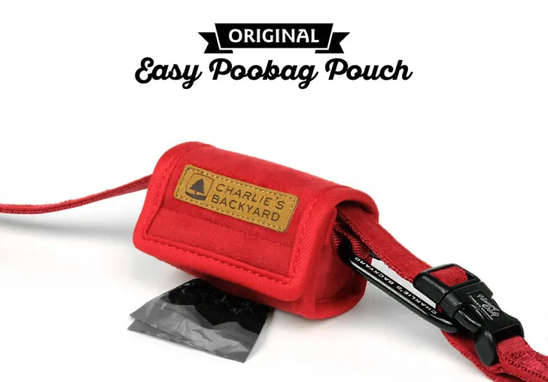 Easy Dog Poo Bag in Red