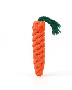 Eco-Friendly Carrot Rope Dog Toy