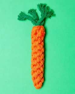 Eco-Friendly Carrot Rope Dog Toy