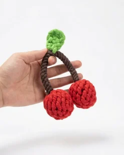 Eco-Friendly Cherries Rope Dog Toy
