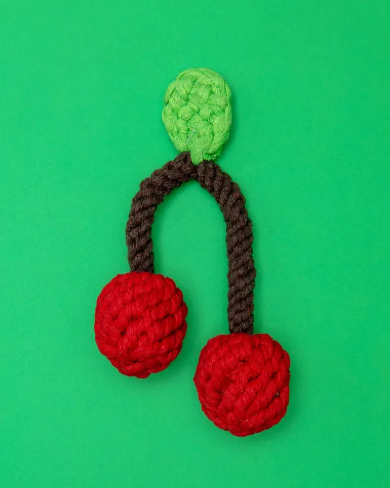 Eco-Friendly Cherries Rope Dog Toy