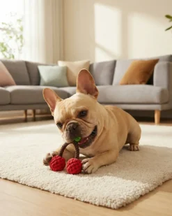 Eco-Friendly Cherries Rope Dog Toy