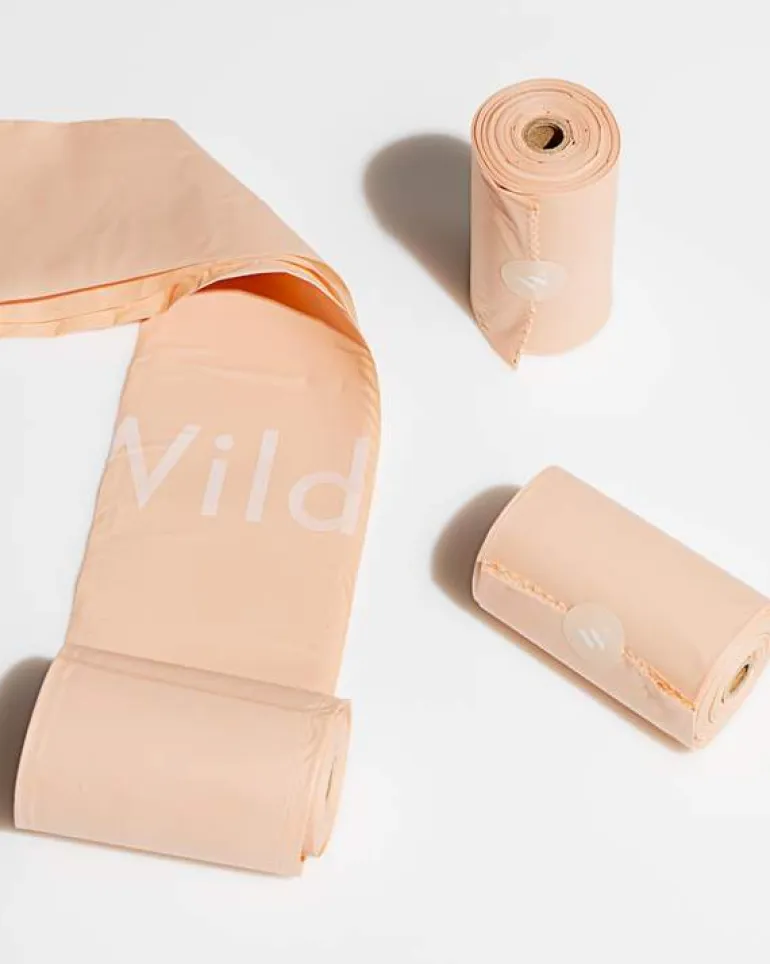 Eco-Friendly Dog Poop Bags in Tan