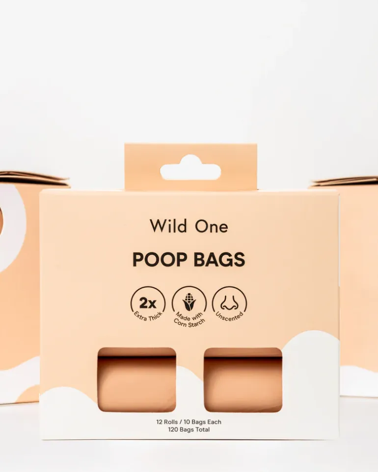 Eco-Friendly Dog Poop Bags in Tan