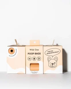 Eco-Friendly Dog Poop Bags in Tan