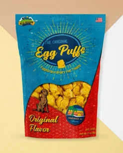 Egg Puffs Dog Treat (Original Flavor) (Made in the USA)