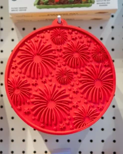 Fireworks Enrichment Lick Mat for Dogs (Made in the USA)