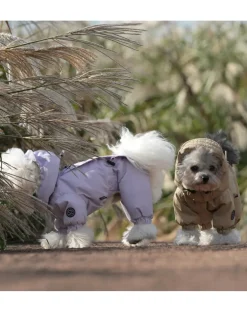 Fleece-Lined Winter Coverall for Dogs