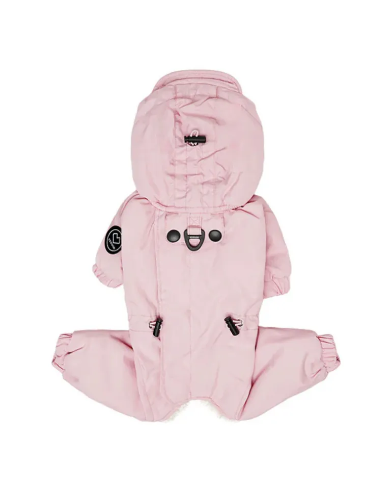 Fleece-Lined Winter Coverall for Dogs