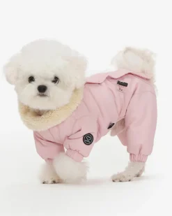 Fleece-Lined Winter Coverall for Dogs