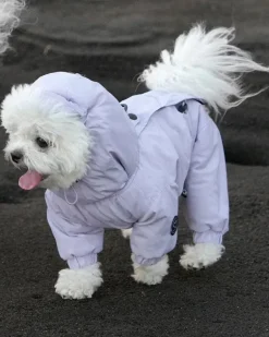 Fleece-Lined Winter Coverall for Dogs
