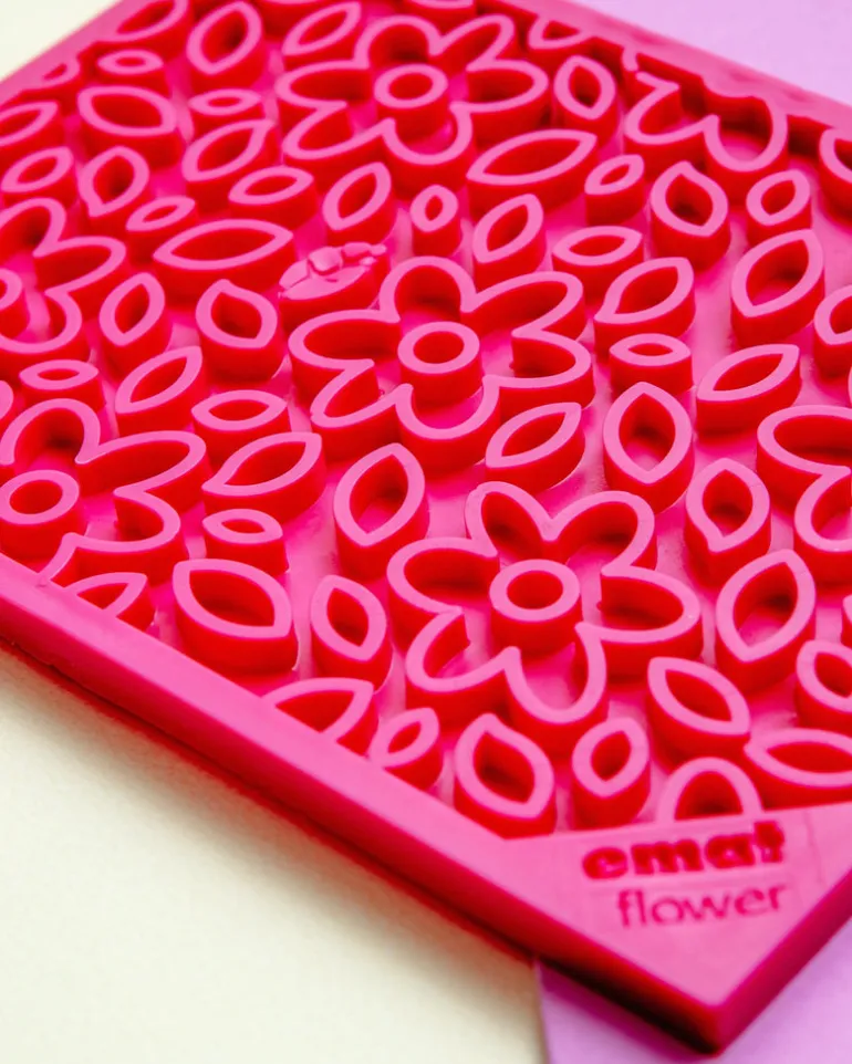 Flower Power Dog Lick Mat (Made in the USA)