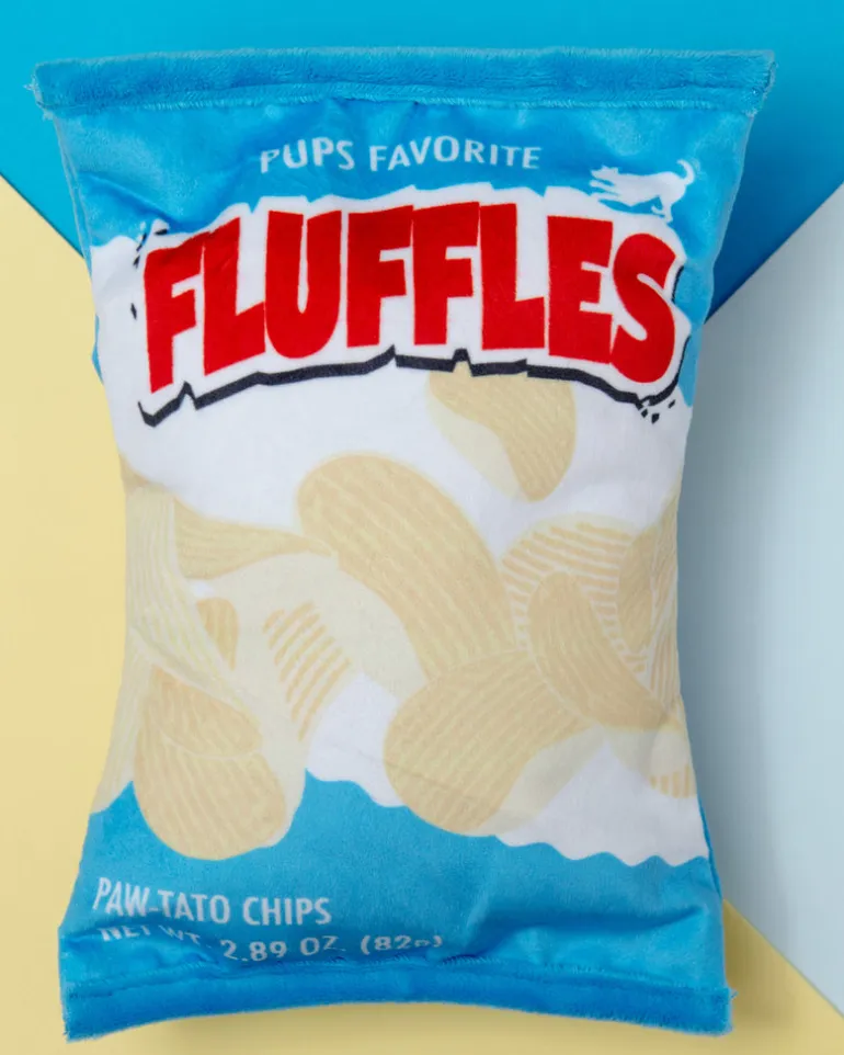 Fluffles Chips Crinkle Dog Toy