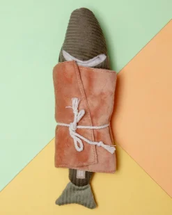 Flying Fish Snuffle + Burrow Plush Dog Toy