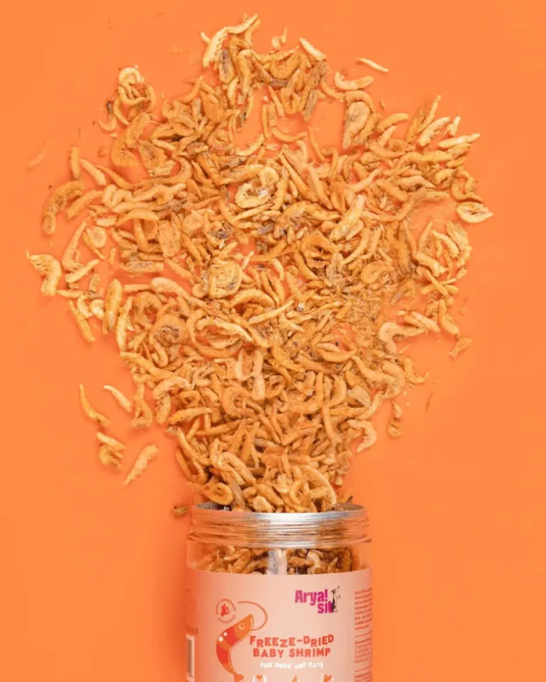 Freeze-Dried Baby Shrimp Treat for Dogs & Cats