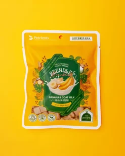 Freeze-Dried Banana & Goat Milk treats for Dogs & Cats (Made in Korea)