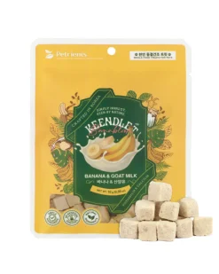 Freeze-Dried Banana & Goat Milk treats for Dogs & Cats (Made in Korea)