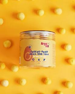 Freeze-Dried Quail Egg Yolk Treat for Dogs & Cats