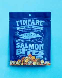 Freeze-Dried Salmon Skin Bites for Cats