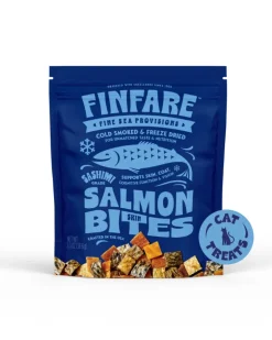 Freeze-Dried Salmon Skin Bites for Cats