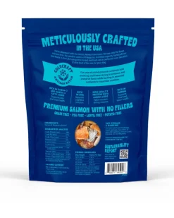 Freeze-Dried Salmon Skin Bites for Dogs