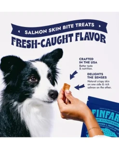 Freeze-Dried Salmon Skin Bites for Dogs