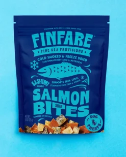 Freeze-Dried Salmon Skin Bites for Dogs