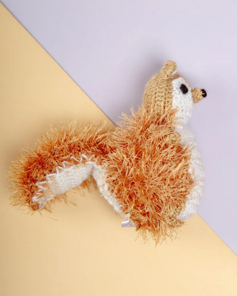 Fuzzy Squirrel Dog Toy