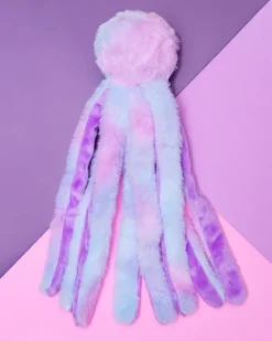 Fuzzy Wuzzie Squeaky Octopus Dog Toy