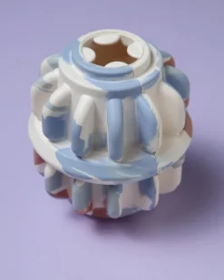Geometric Rubber Dog Toy