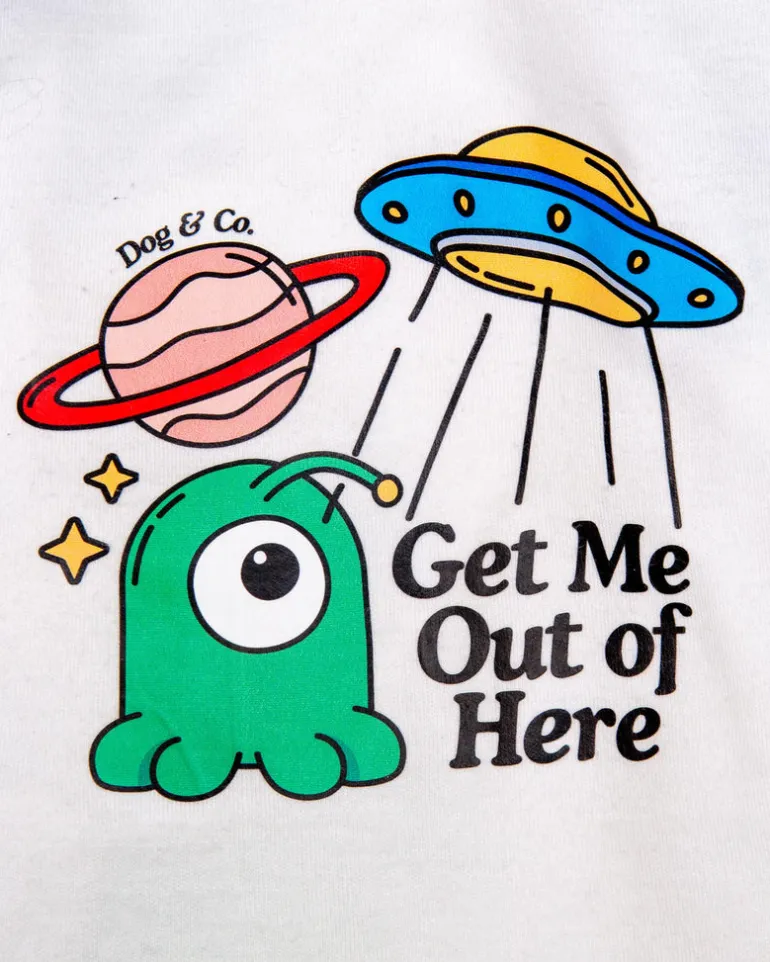 *Get Me Out of Here* Graphic Dog T-Shirt