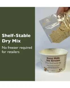 Goat Milk Dog Ice Cream Mix