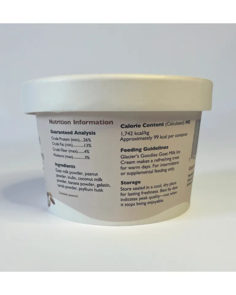 Goat Milk Dog Ice Cream Mix