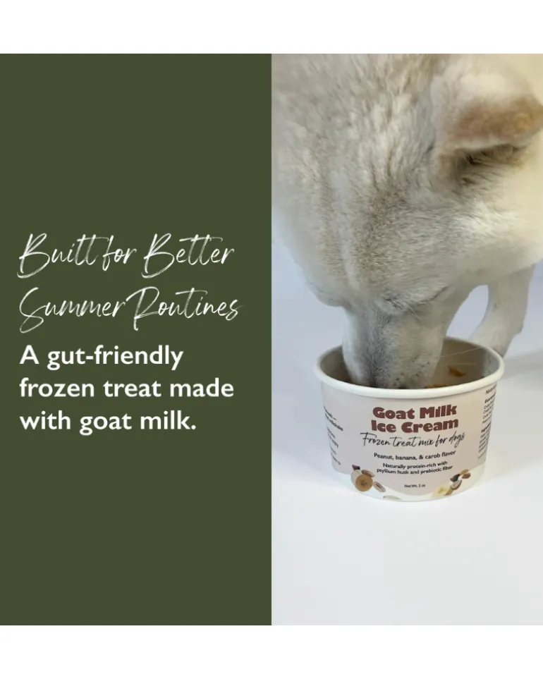 Goat Milk Dog Ice Cream Mix