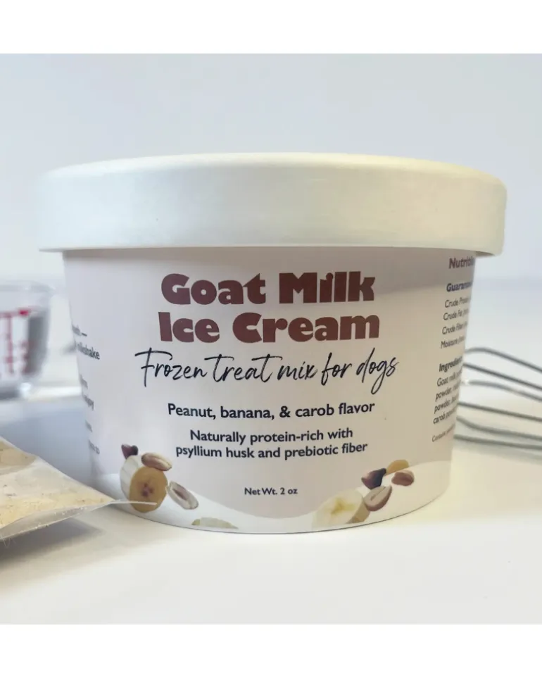 Goat Milk Dog Ice Cream Mix