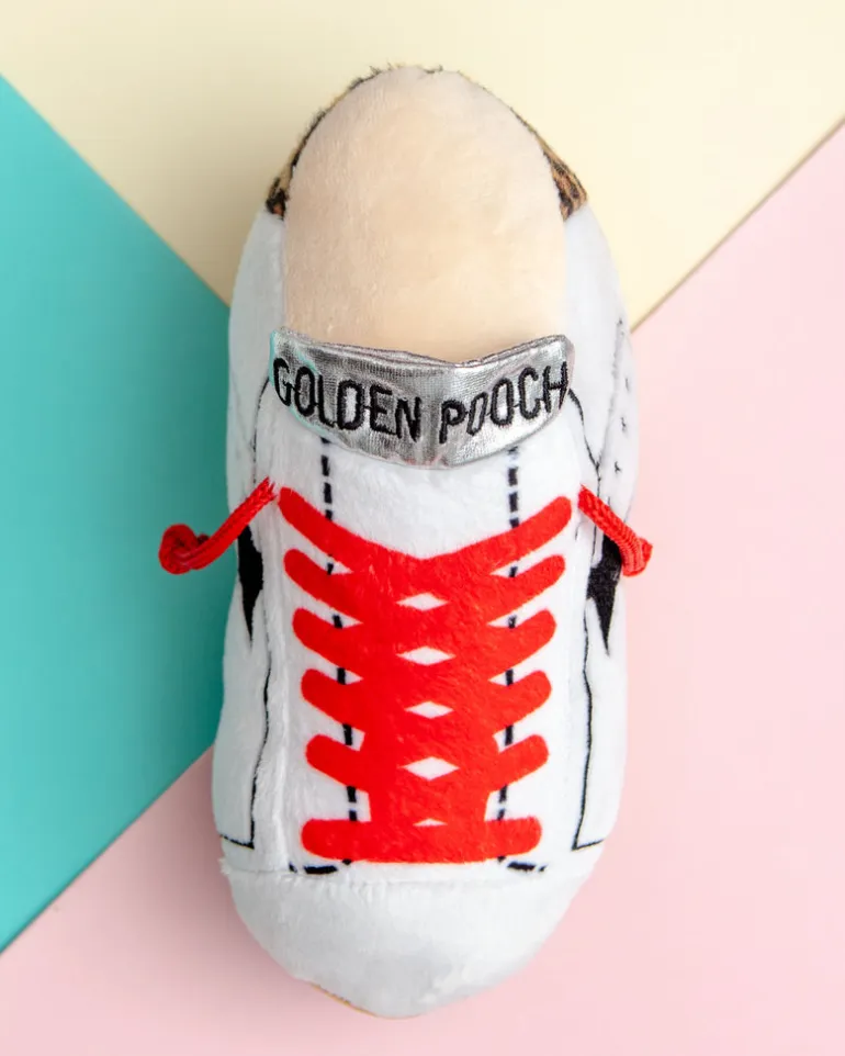 Golden Pooch Sneaker Plush Dog Toy