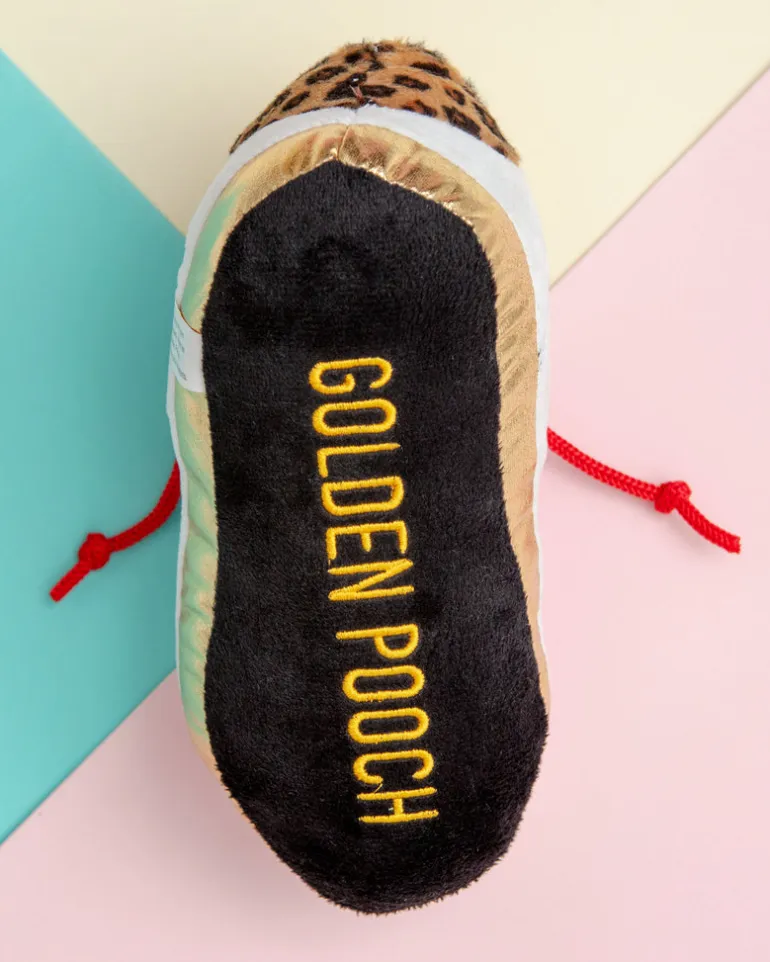 Golden Pooch Sneaker Plush Dog Toy