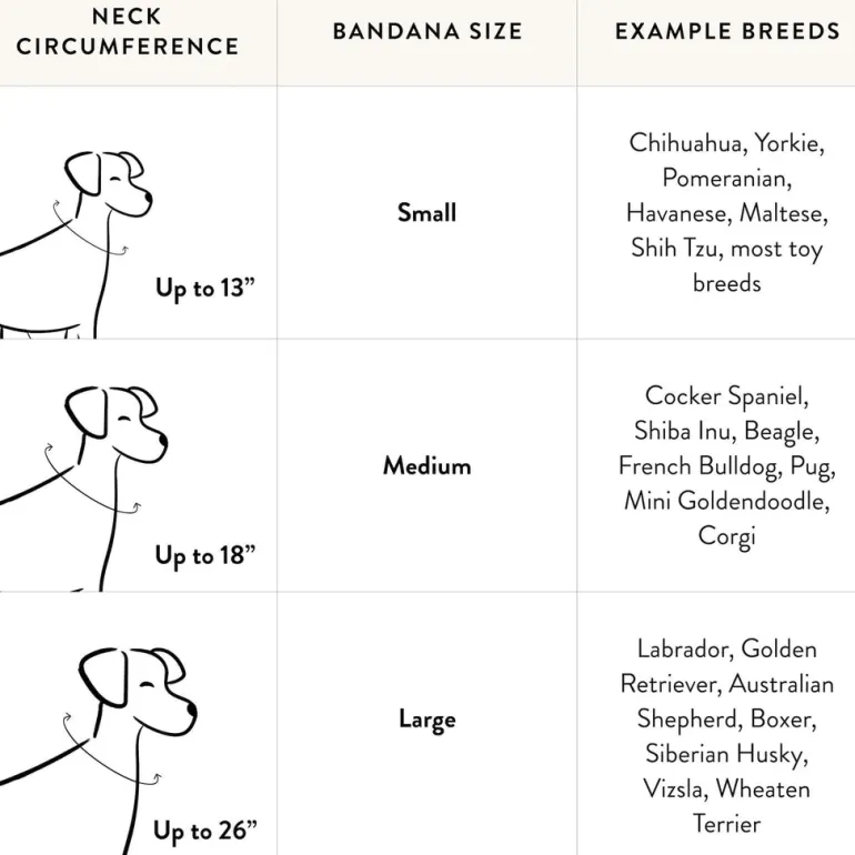 Golf Applique Dog Bandana