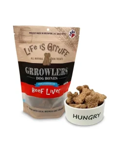 Growlers Dog Bones in Beef Liver